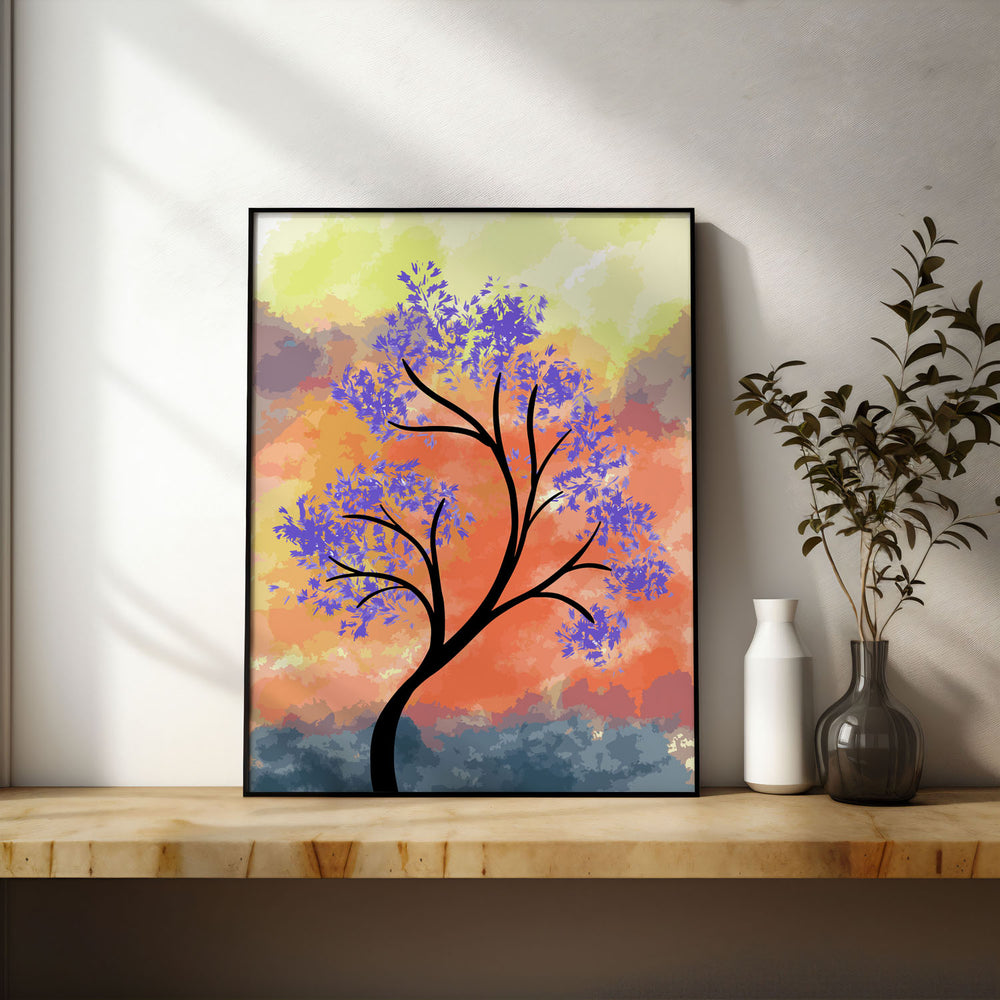 prismatic-bloom-a High-quality framed print at Raremango