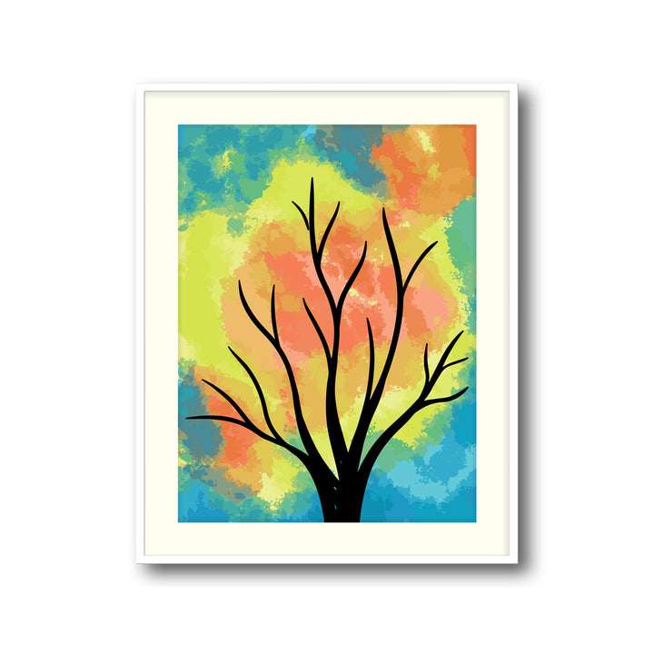 prismatic-bloom-b High-quality framed print at Raremango