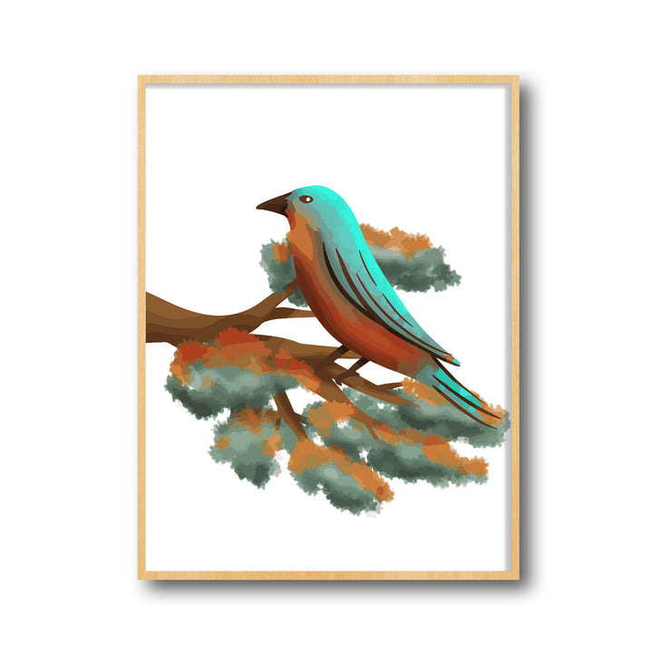 prismatic-feathers-a High-quality framed print at Raremango