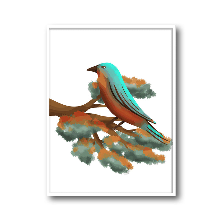 prismatic-feathers-a High-quality framed print at Raremango