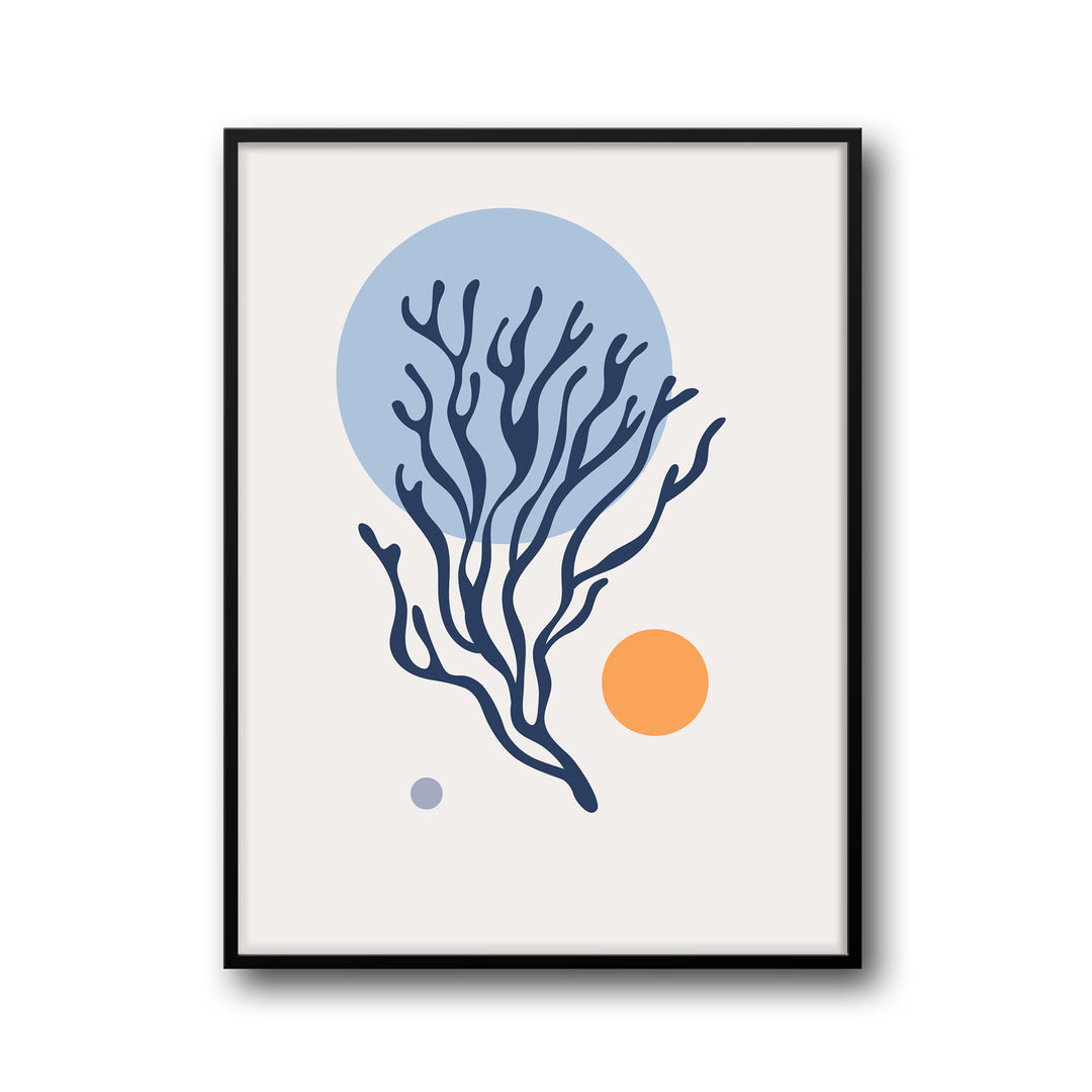 coral-tapestry-a High-quality framed print at Raremango