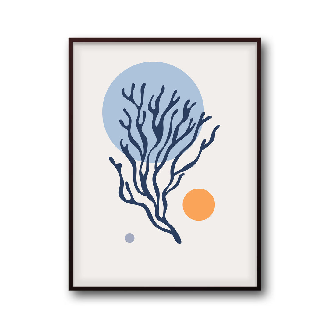 coral-tapestry-a High-quality framed print at Raremango