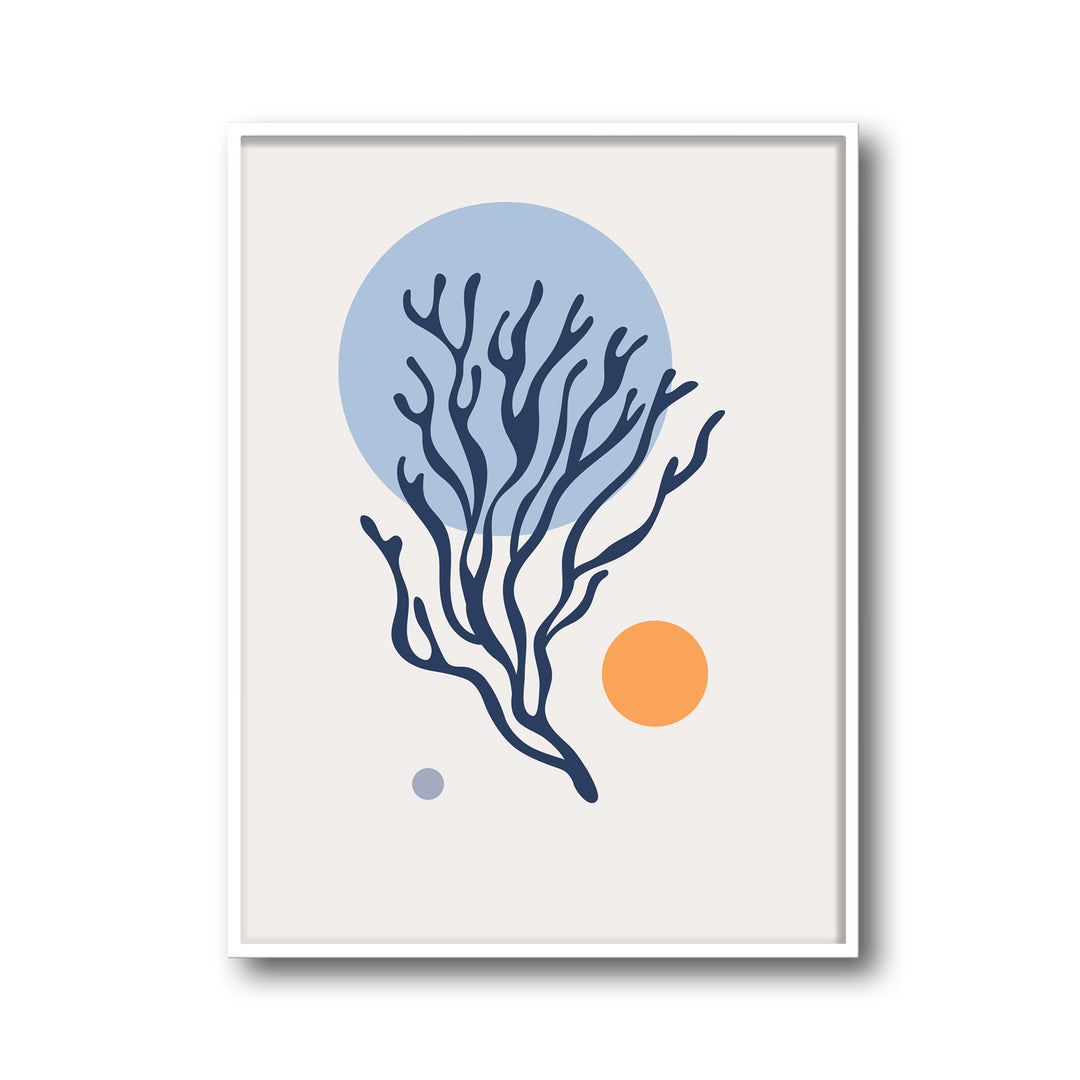 coral-tapestry-a High-quality framed print at Raremango