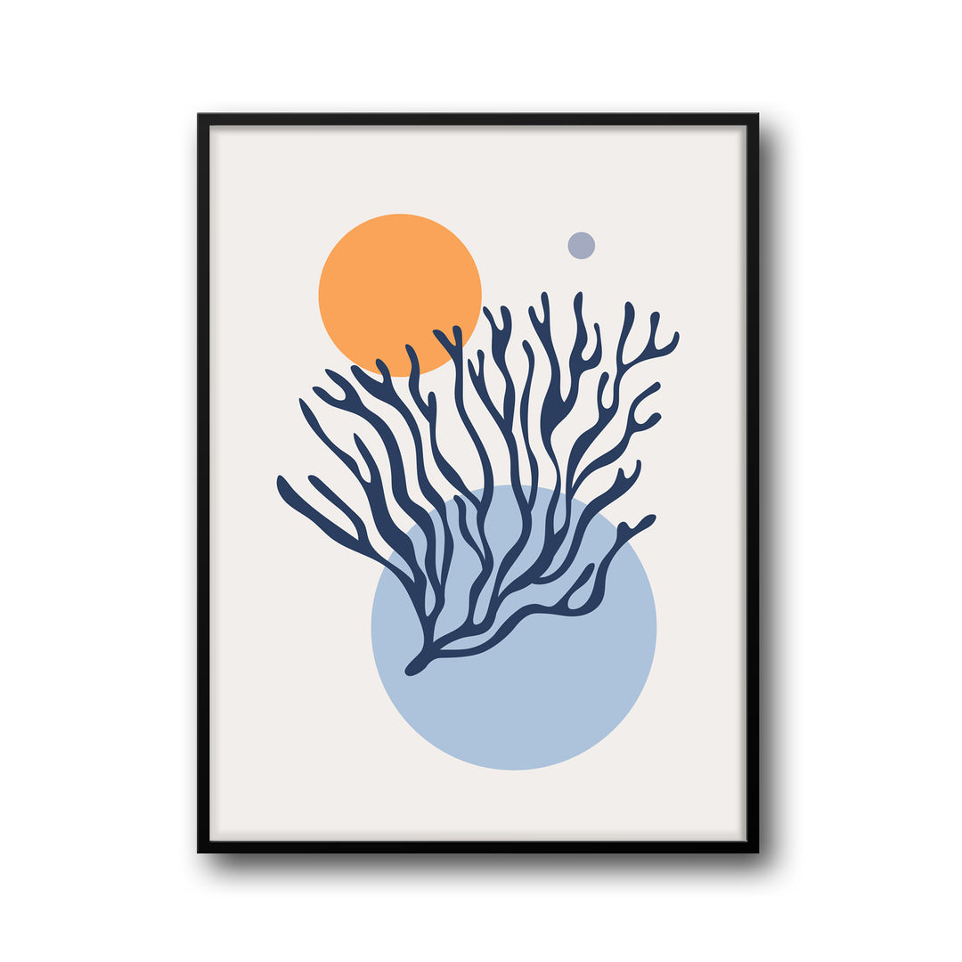 coral-tapestry-c High-quality framed print at Raremango