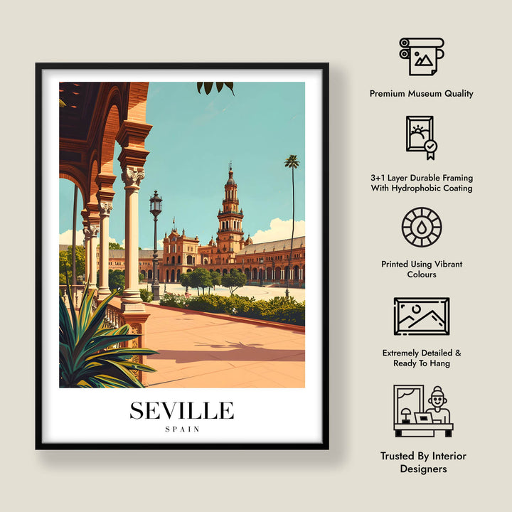 Sunset Seville - Cities Paintings