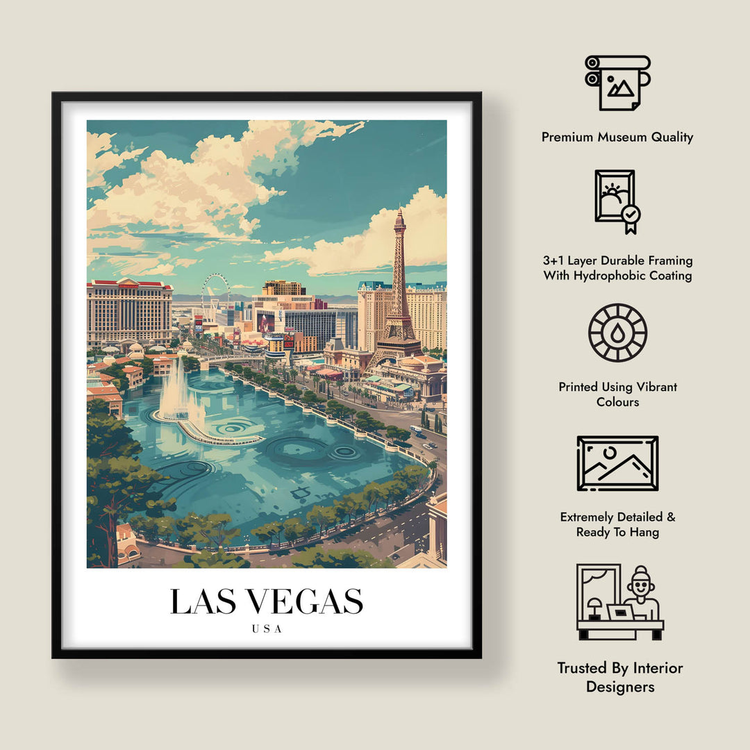 Bellagio Fountains | Las Vegas - Cities Paintings