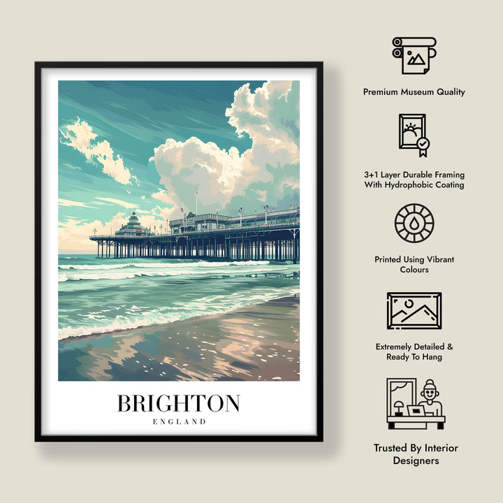 Brighton Beach - Cities Paintings