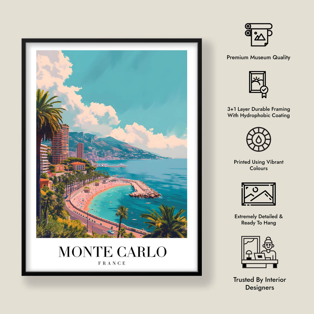 Monte Carlo Bay - Cities Paintings