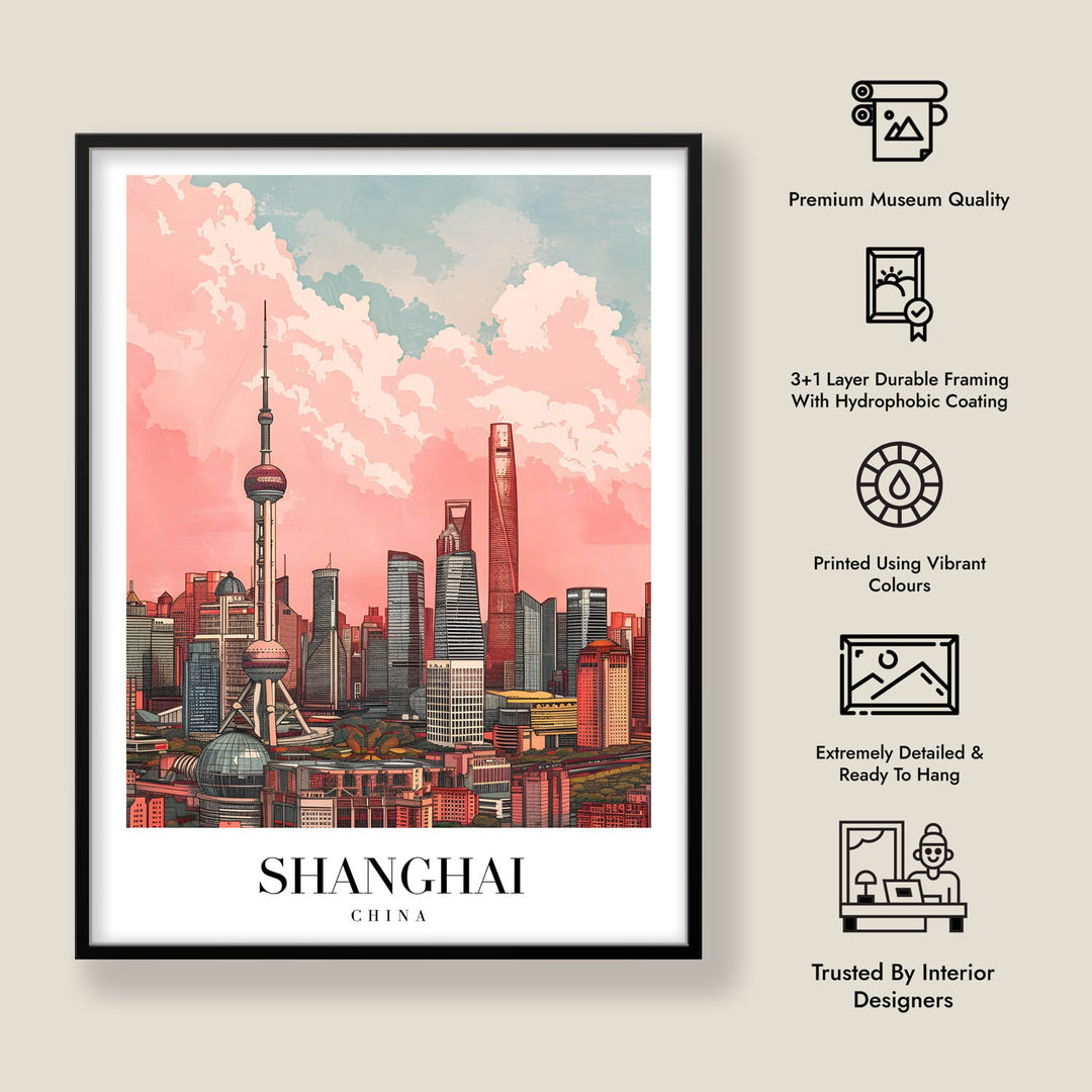 Shanghai Downtown - Cities Paintings