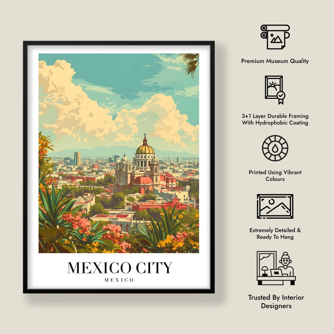 Mexico City - Cities Paintings