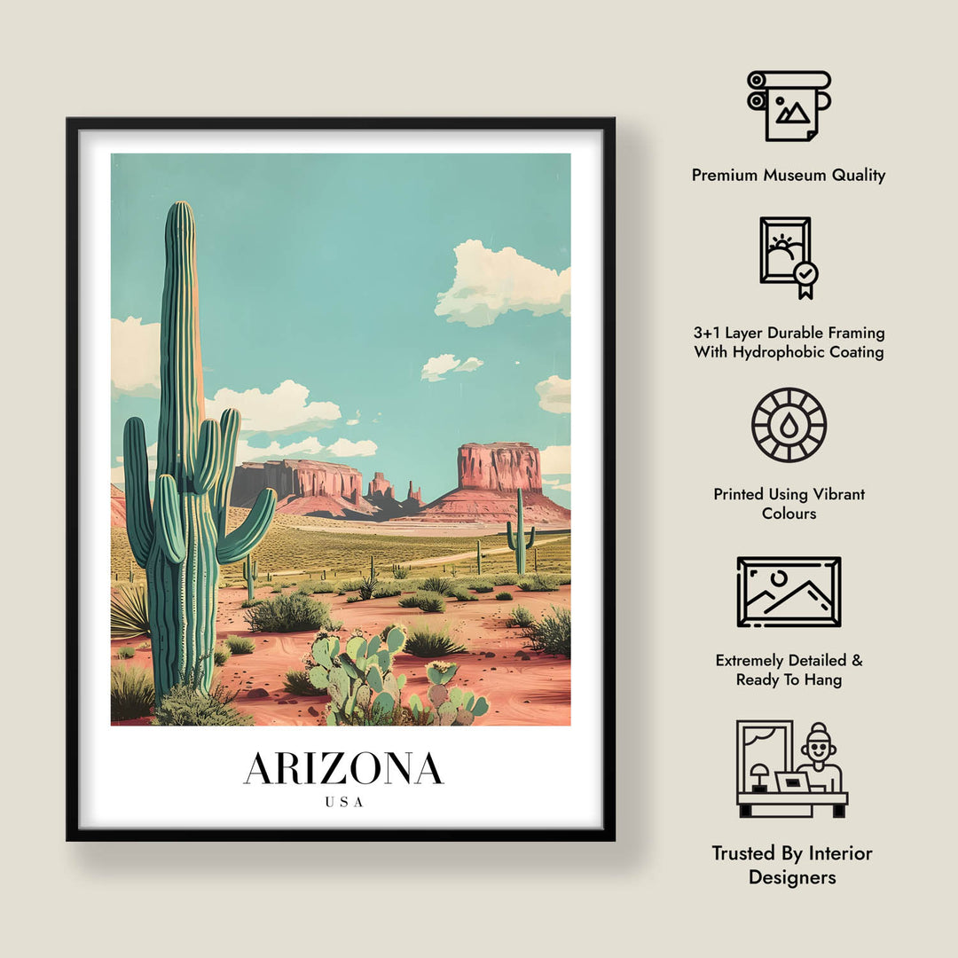 Deserts of Arizona - Cities Paintings