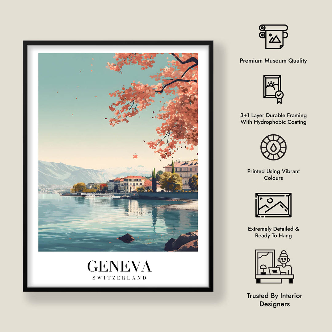 Geneva - Cities Paintings