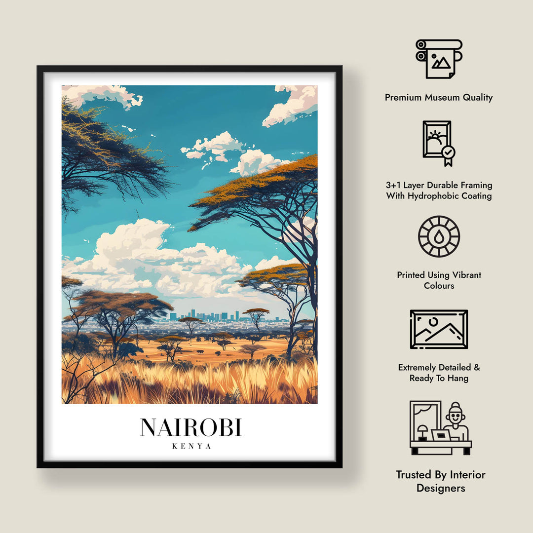 Nairobi | Kenya - Cities Paintings