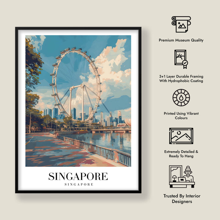 Singapore Flyer - Cities Paintings