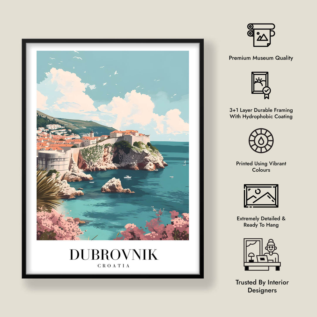 Dubrovnik Bay - Cities Paintings