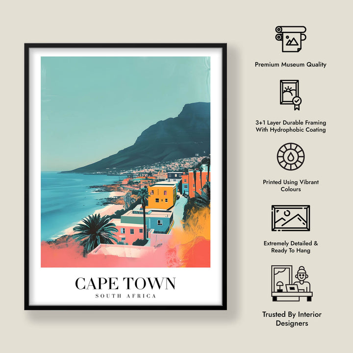 Cape Town Beach - Cities Paintings