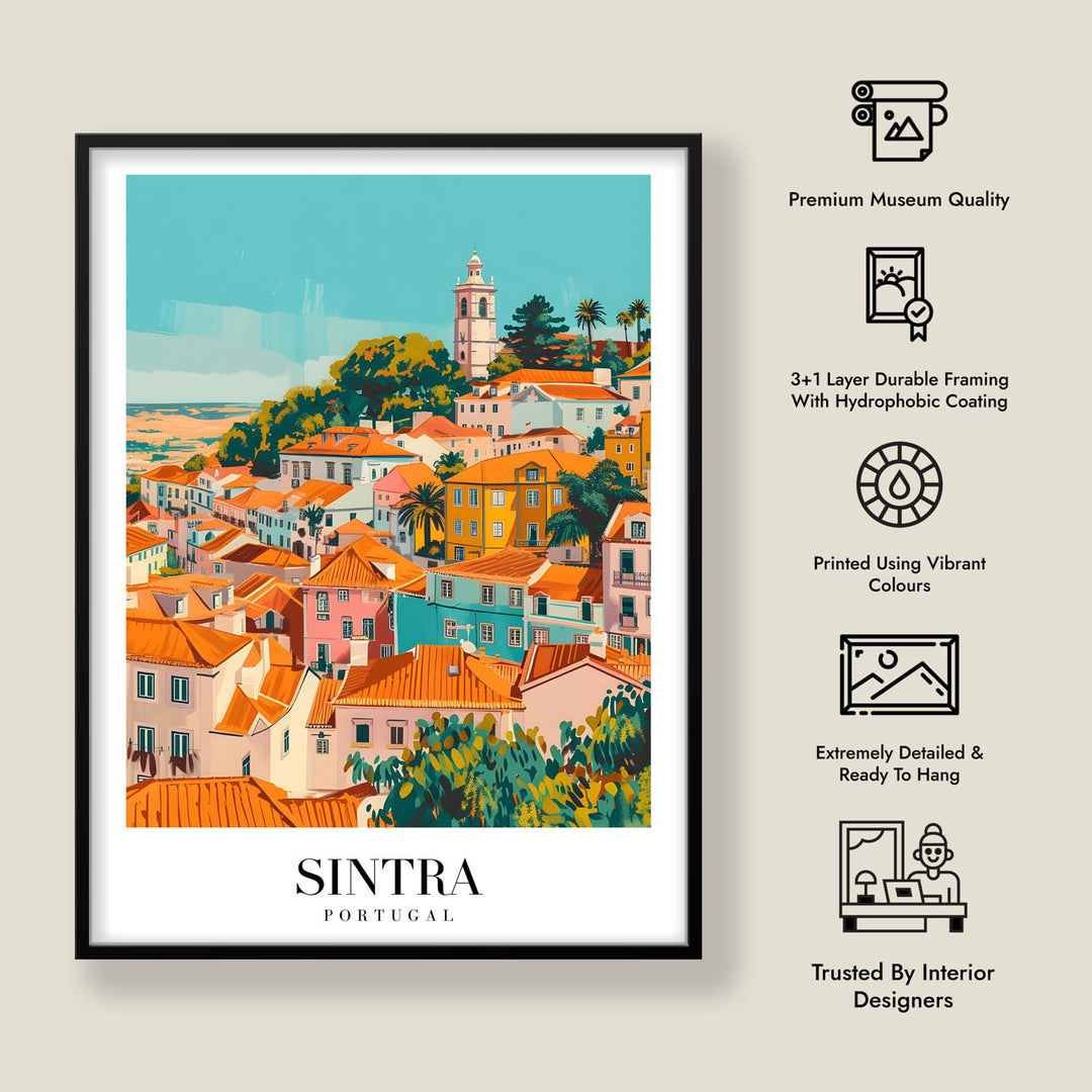 Sintra Cityscape - Cities Paintings