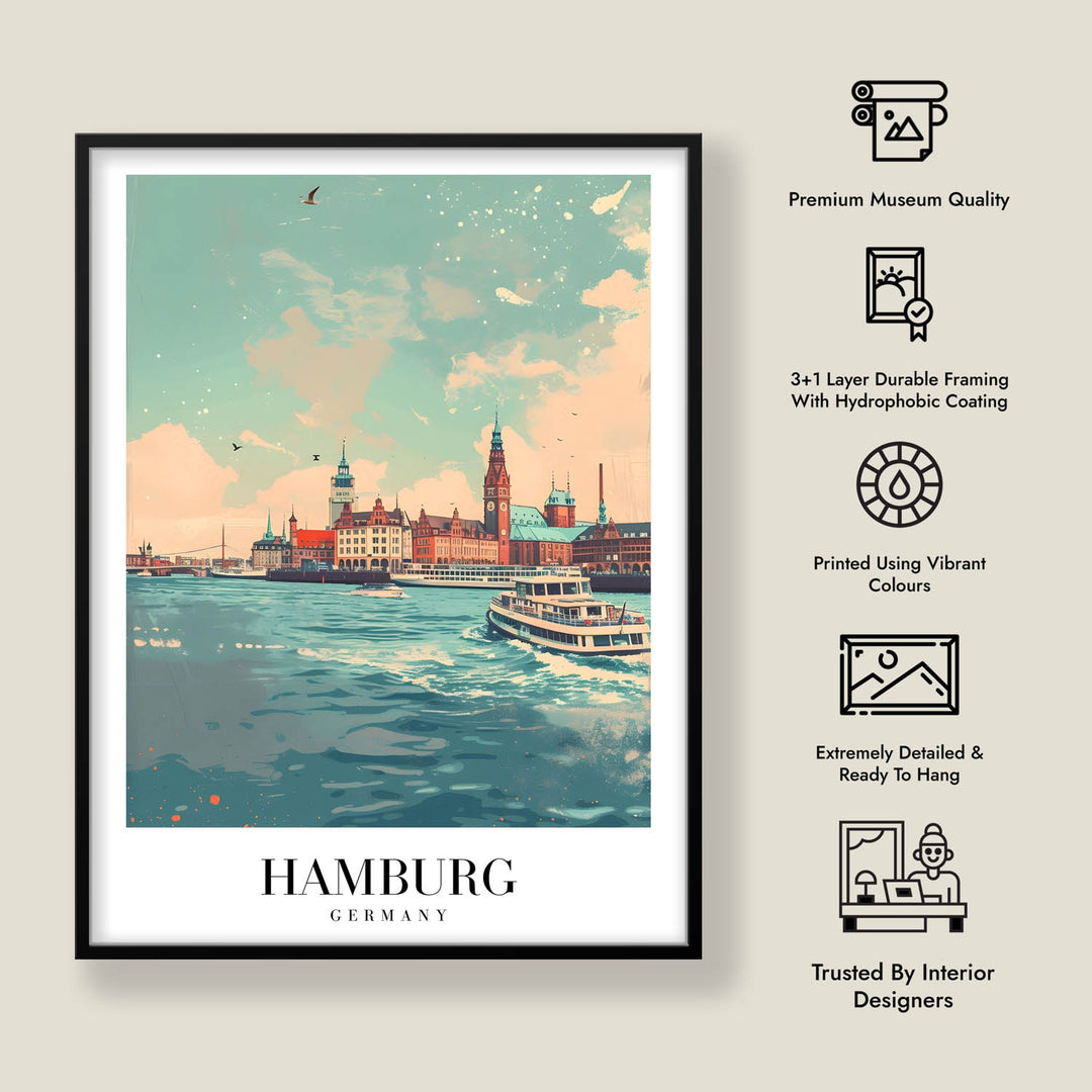 Hamburg - Cities Paintings