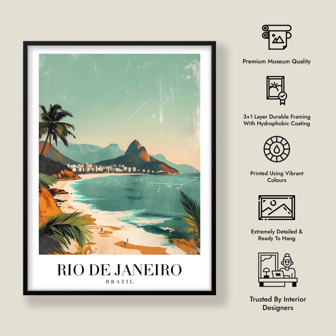 Rio De Janeiro Beach - Cities Paintings