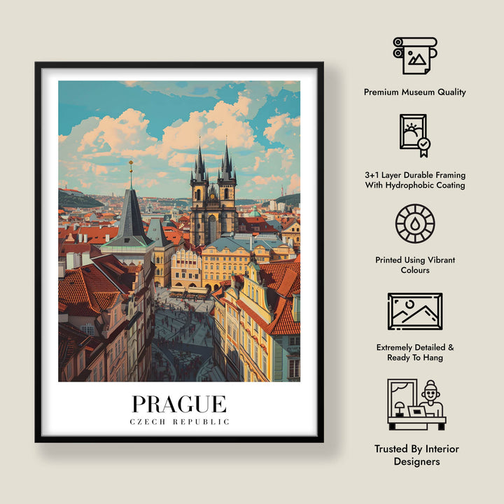 Prague Cityscape - Cities Paintings