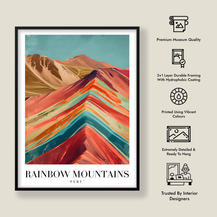 Rainbow Mountains | Peru - Cities Paintings