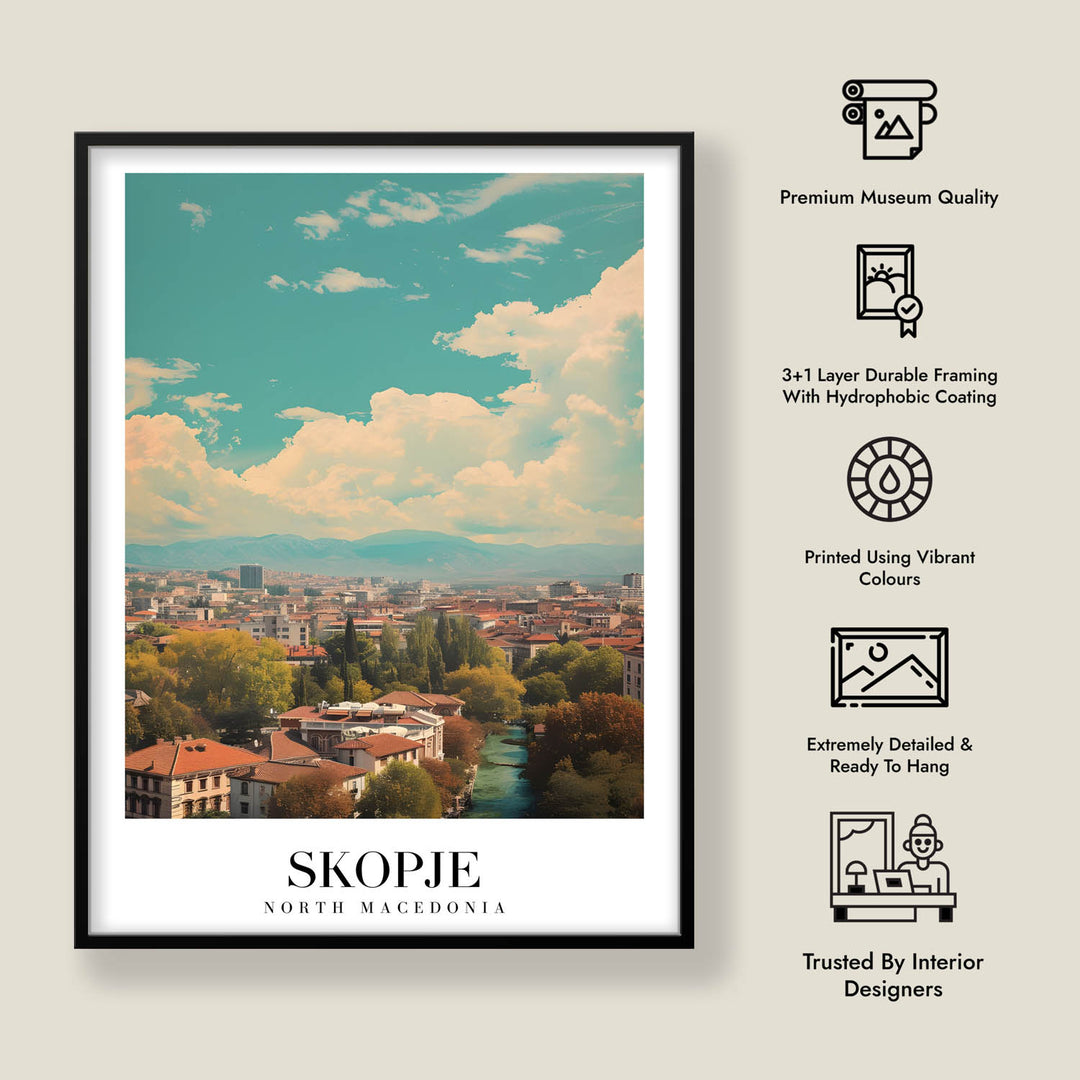 Skopje | North Macedonia - Cities Paintings