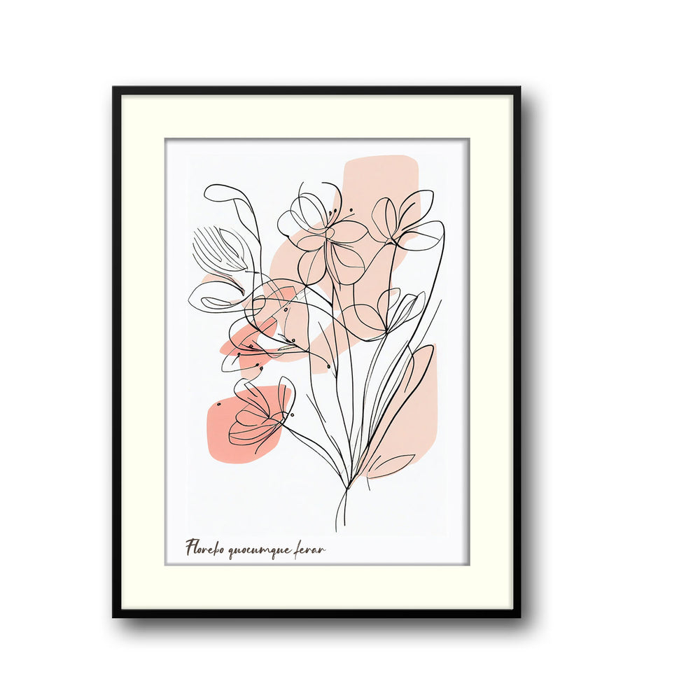 ikebana art print - High-quality canvas print from Raremango