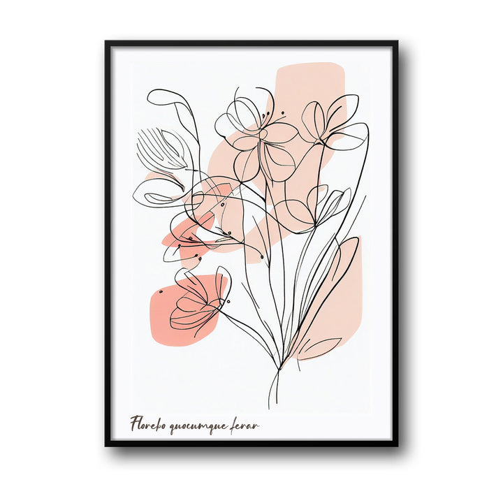 ikebana art print - High-quality canvas print from Raremango