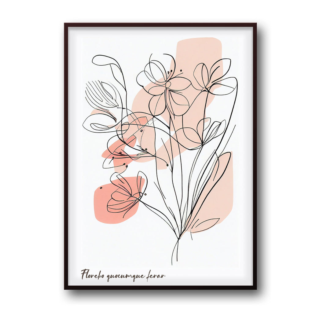 ikebana art print - High-quality canvas print from Raremango