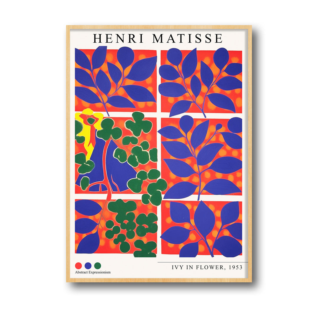 ivy-in-flower-henri-matisse canvas art - Shop art for home decor