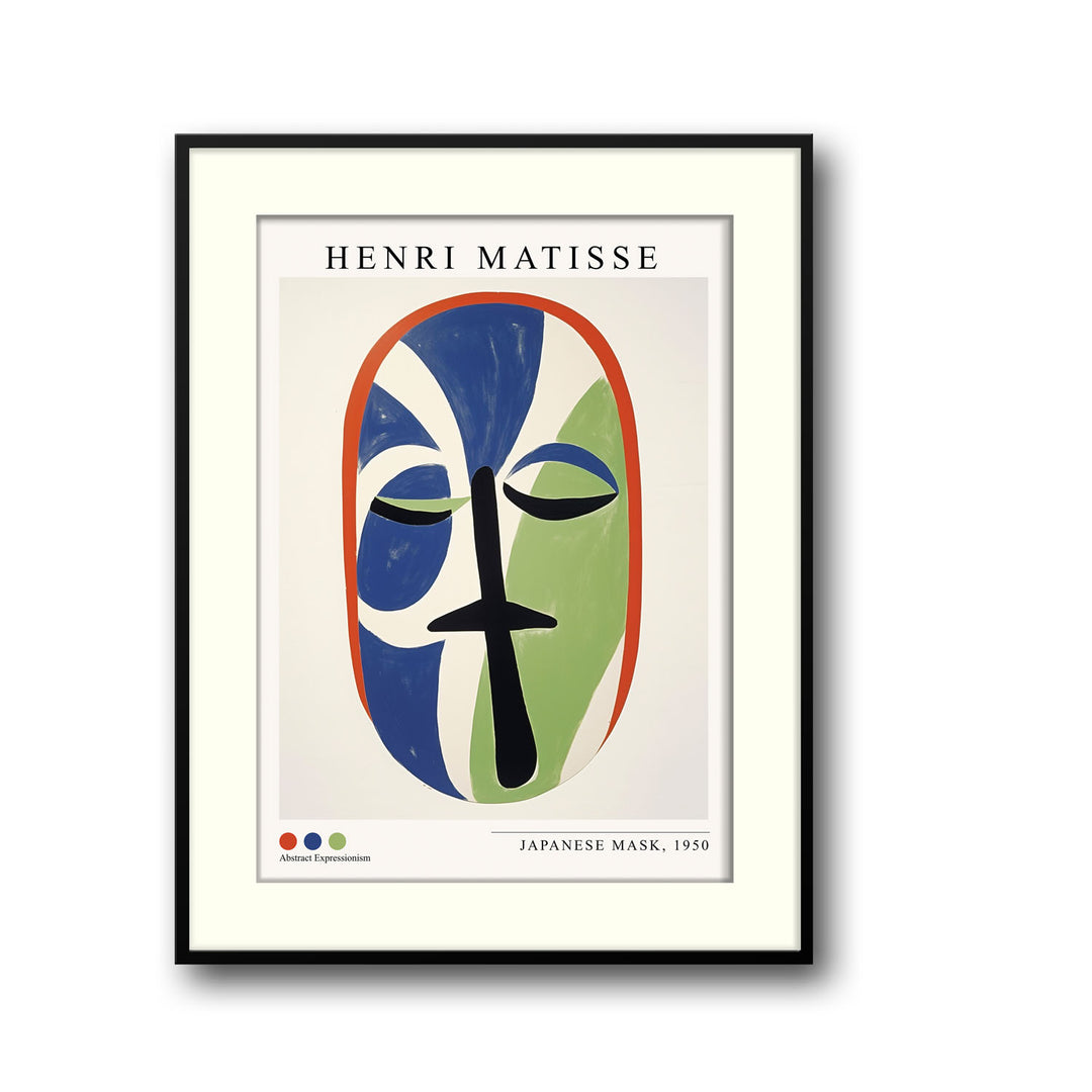 japanese-mask-henri-matisse canvas art - Shop art for home decor