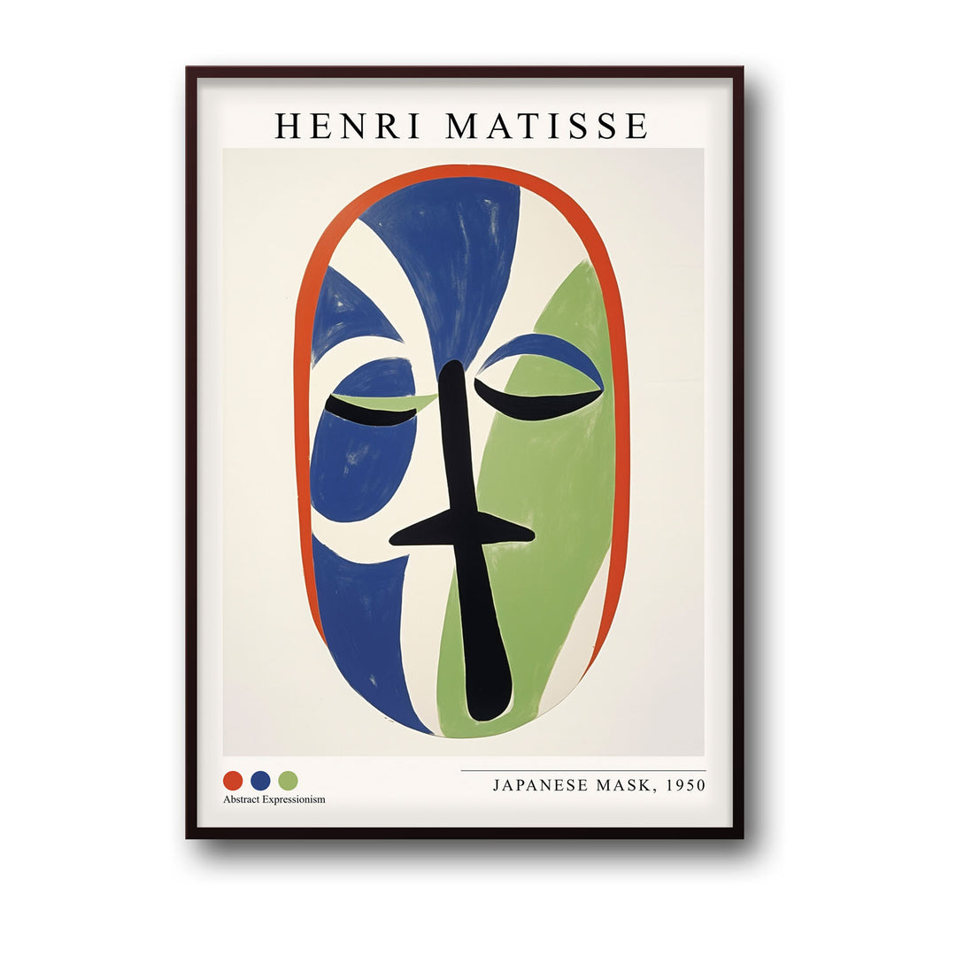 japanese-mask-henri-matisse canvas art - Shop art for home decor