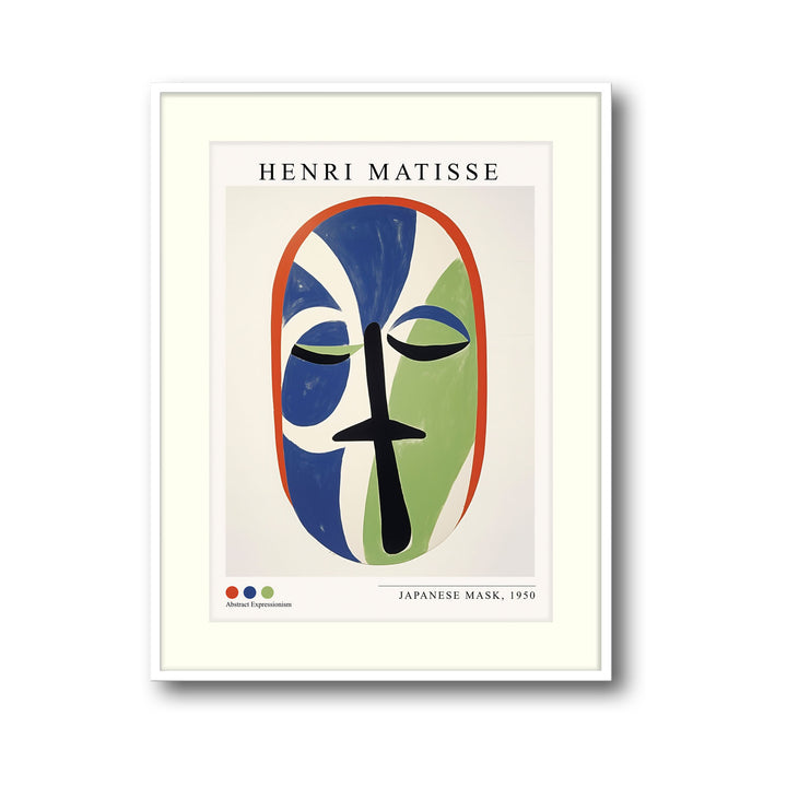 japanese-mask-henri-matisse canvas art - Shop art for home decor