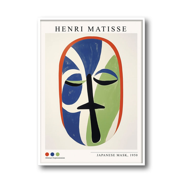 japanese-mask-henri-matisse canvas art - Shop art for home decor