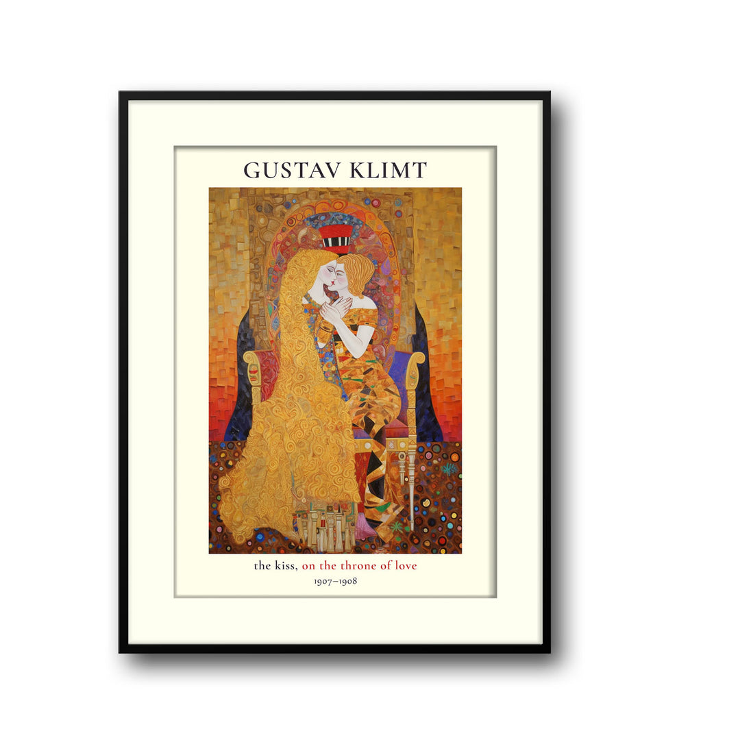 kiss-of-love-gustav-klimt canvas art - Shop art for home decor