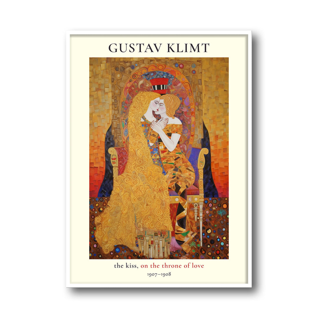 kiss-of-love-gustav-klimt canvas art - Shop art for home decor