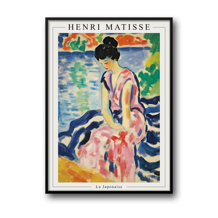 la-japonaise-henir-matisse canvas art - Shop art for home decor