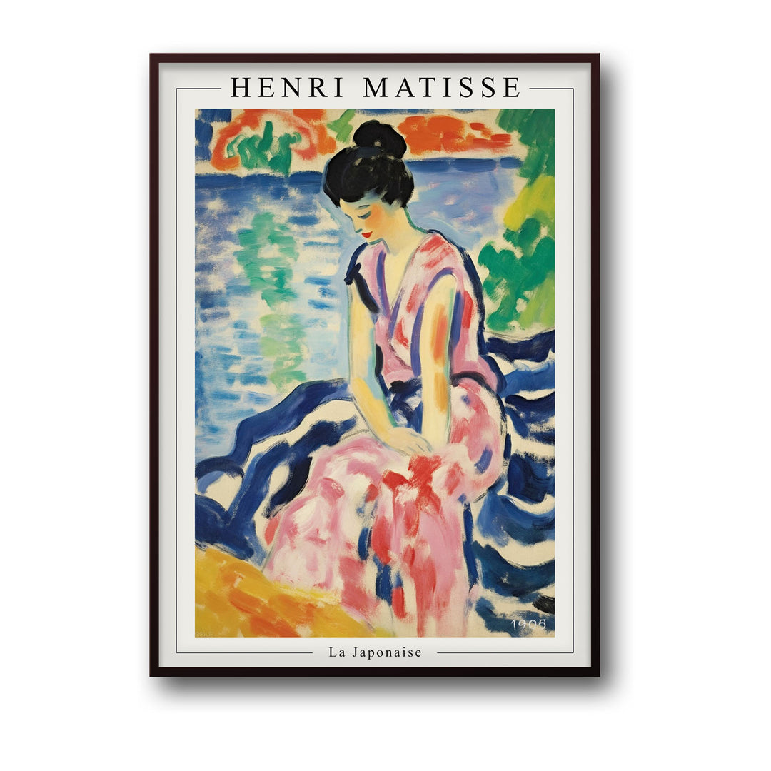 la-japonaise-henir-matisse canvas art - Shop art for home decor