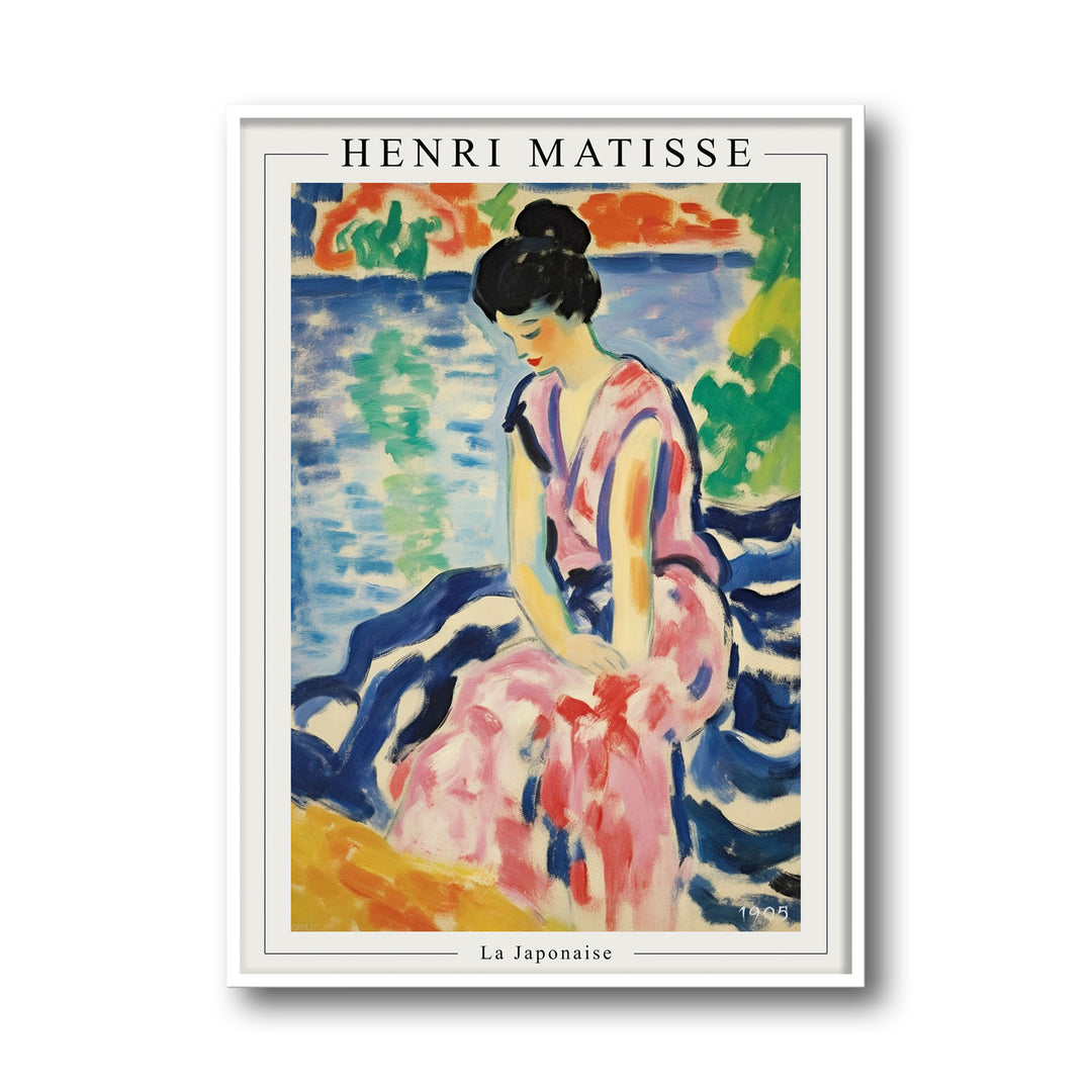 la-japonaise-henir-matisse canvas art - Shop art for home decor