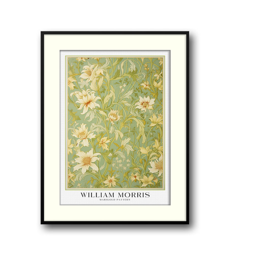 Unique marigold-i-william-morris- Beautiful framed art print available at Raremango