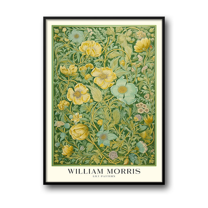 Unique lily-william-morris- Beautiful framed art print available at Raremango