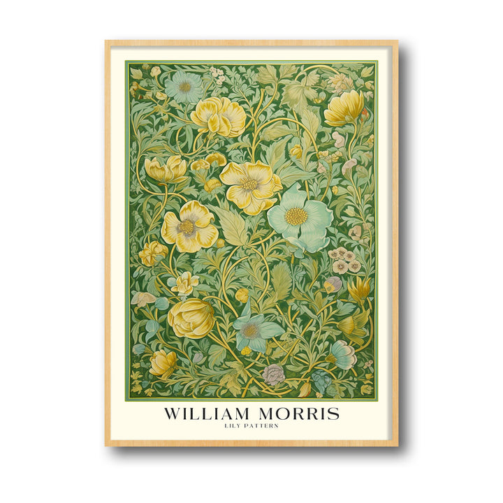 Unique lily-william-morris- Beautiful framed art print available at Raremango