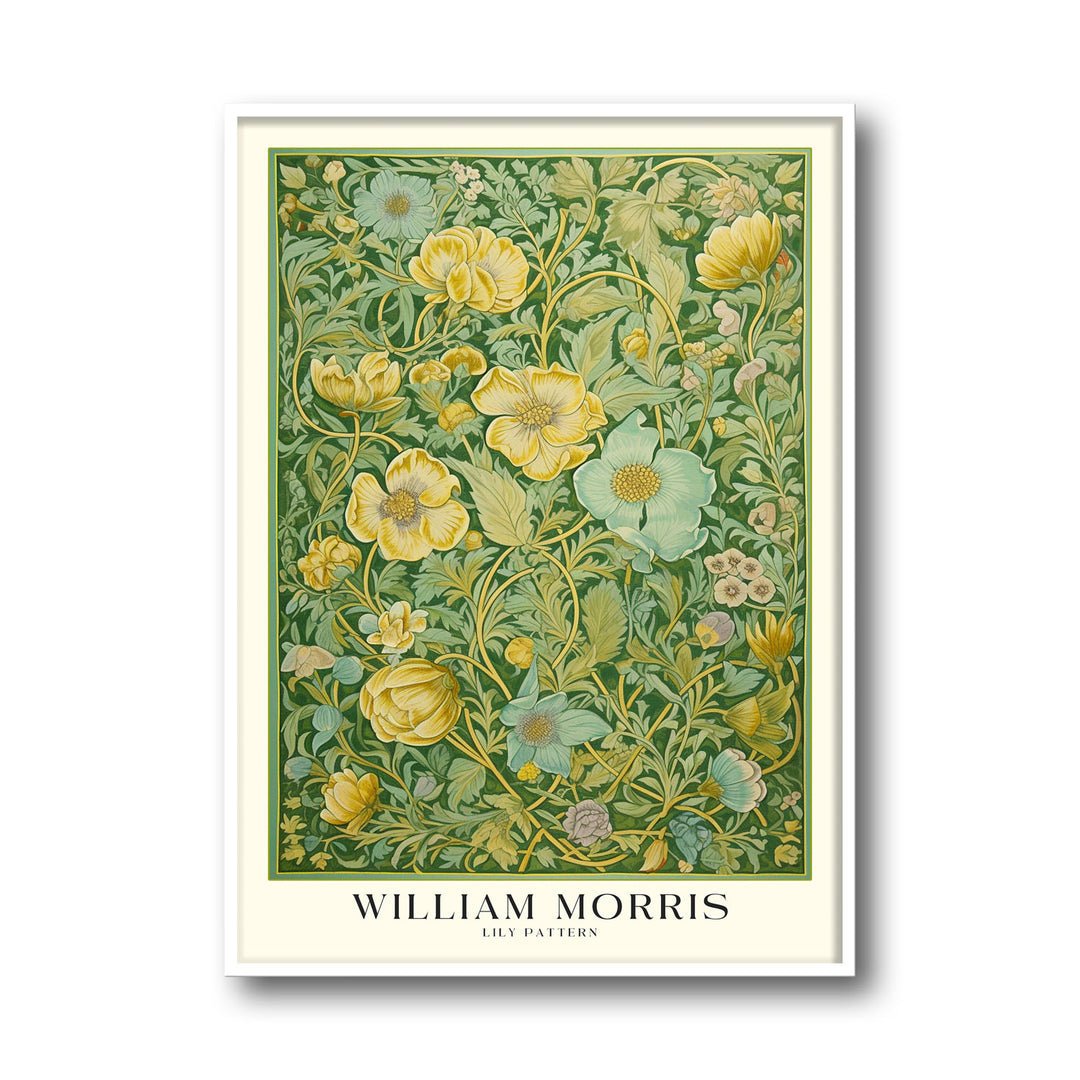 Unique lily-william-morris- Beautiful framed art print available at Raremango