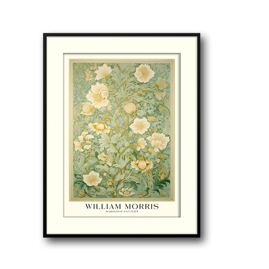 Unique marigold-ii-william-morris- Beautiful framed art print available at Raremango