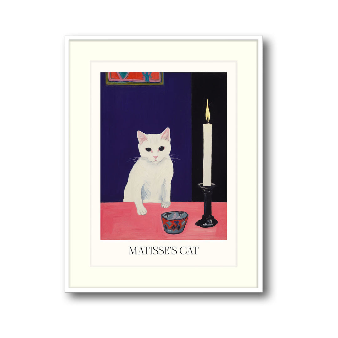 Unique matisses-cat-henri-matisse- Beautiful framed art print available at Raremango