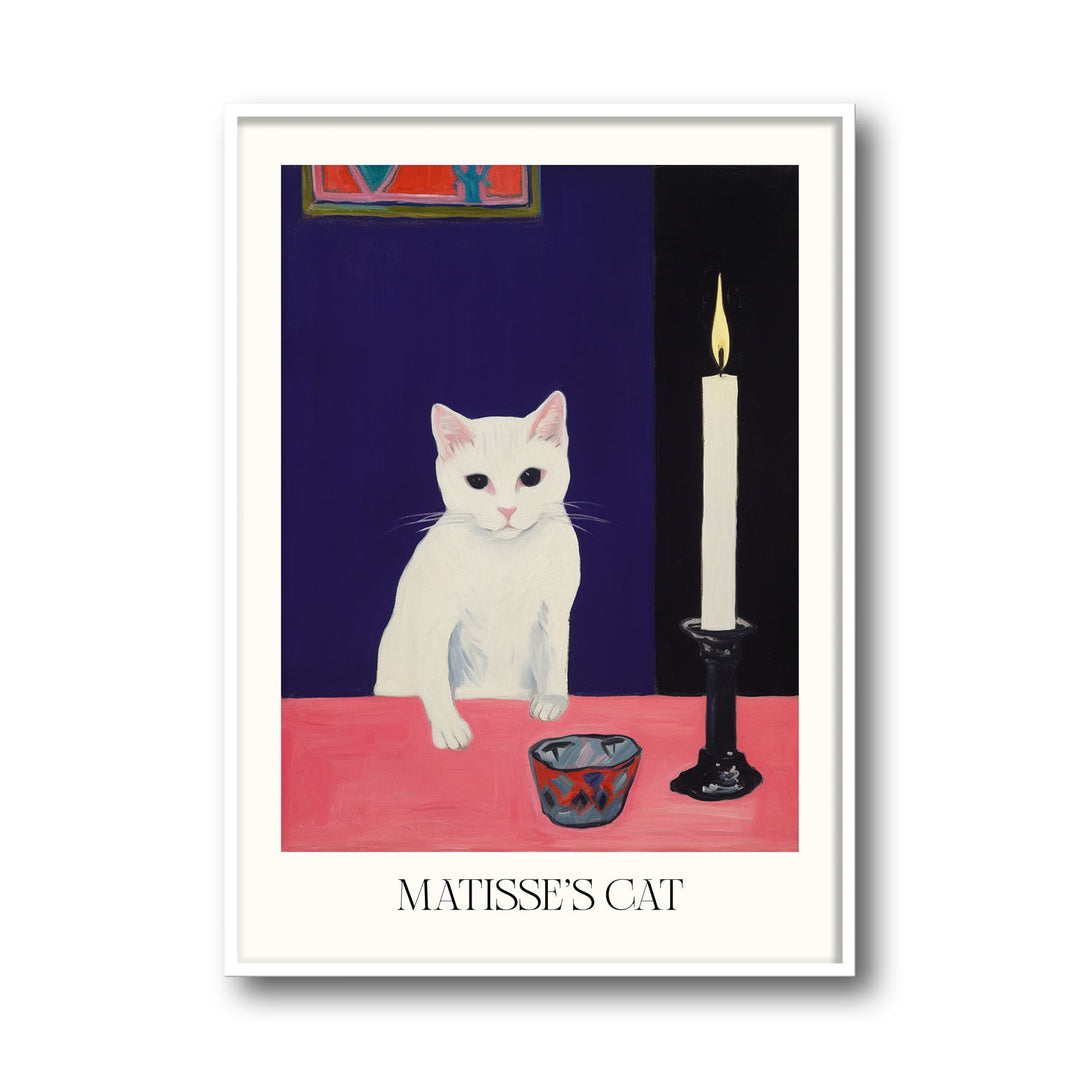 Unique matisses-cat-henri-matisse- Beautiful framed art print available at Raremango