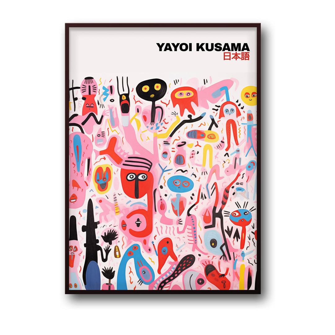 people-yayoi-kusama canvas art - Shop art for home decor