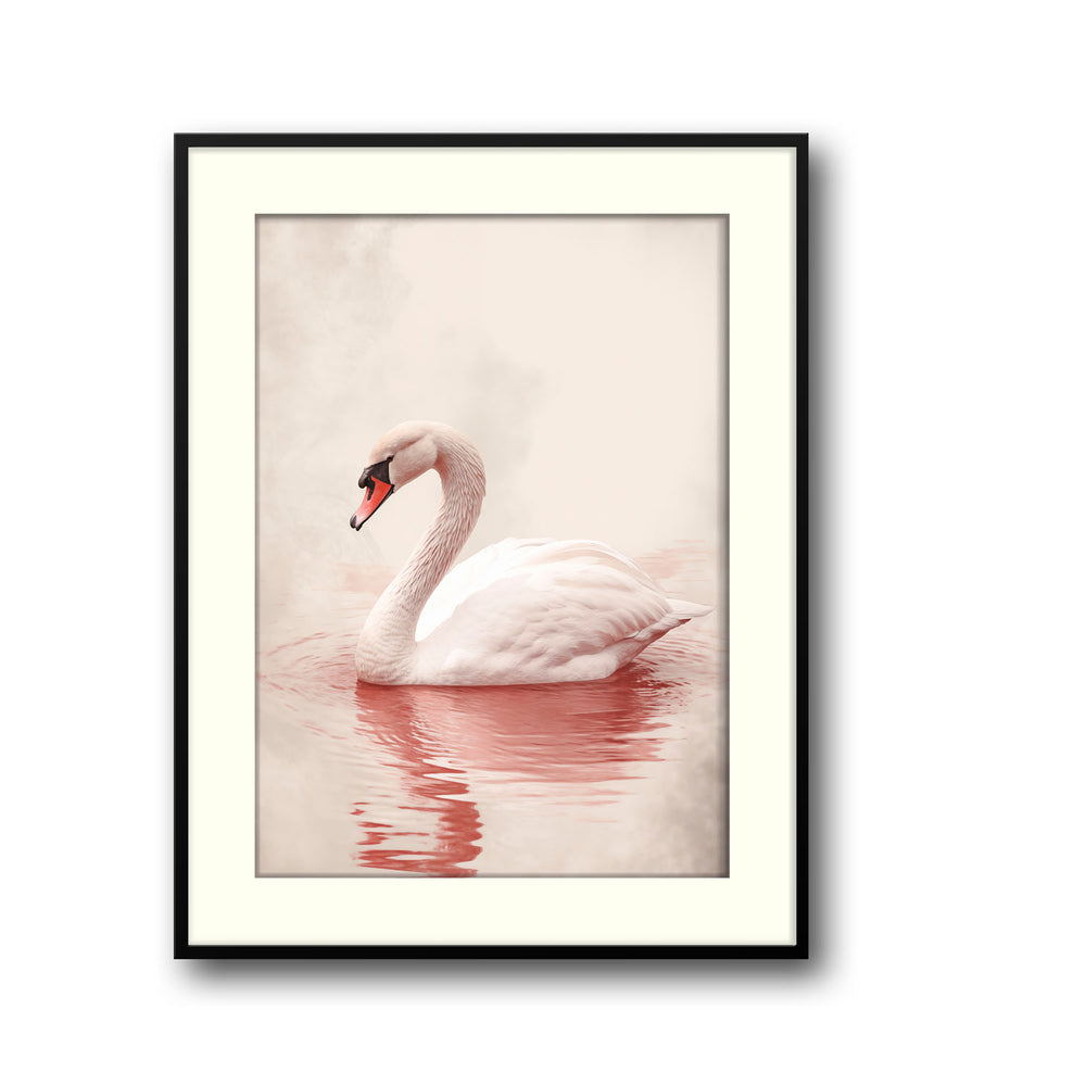 pink-swan canvas art - Shop art for home decor