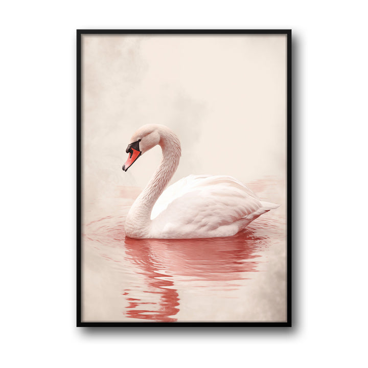 pink-swan canvas art - Shop art for home decor