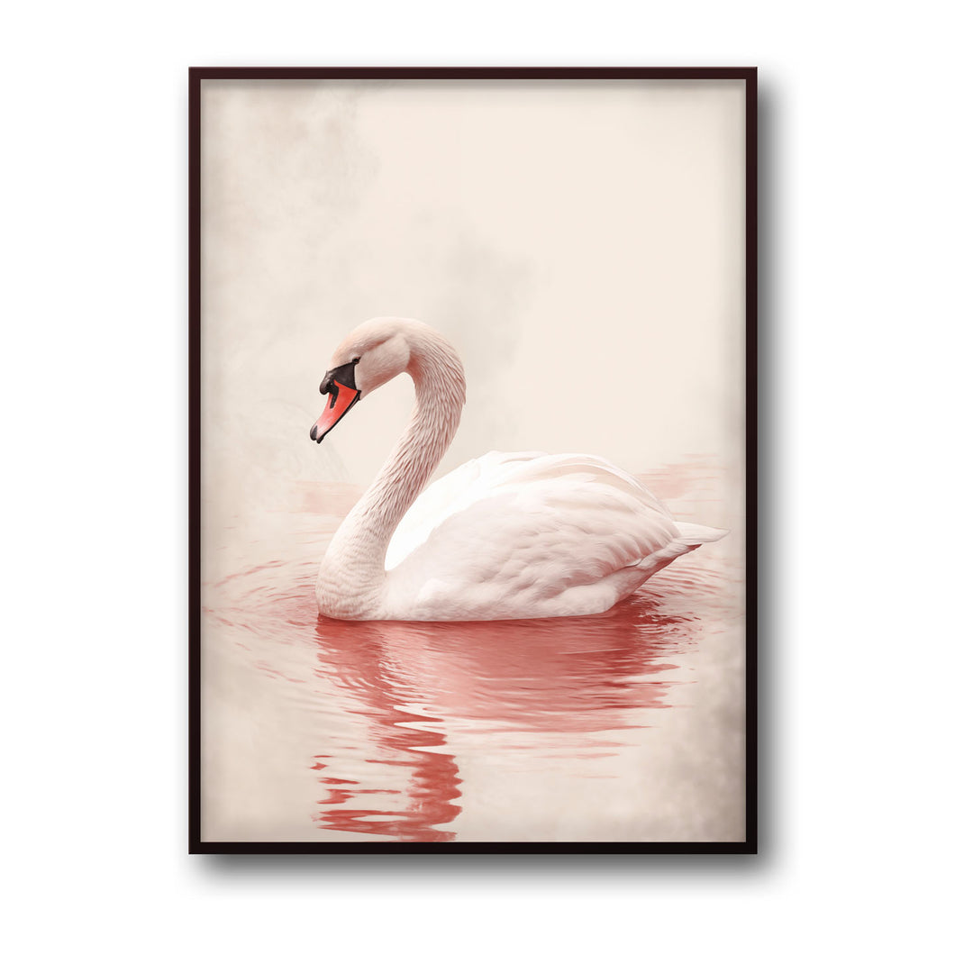 pink-swan canvas art - Shop art for home decor